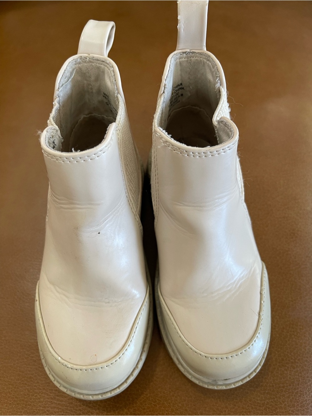 Old Navy White Kids Chelsea Boots